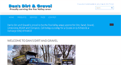 Desktop Screenshot of dansdirtandgravel.com